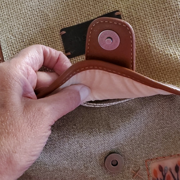 NWOT Sherpani canvas and burlap backpack - Picture 4 of 10